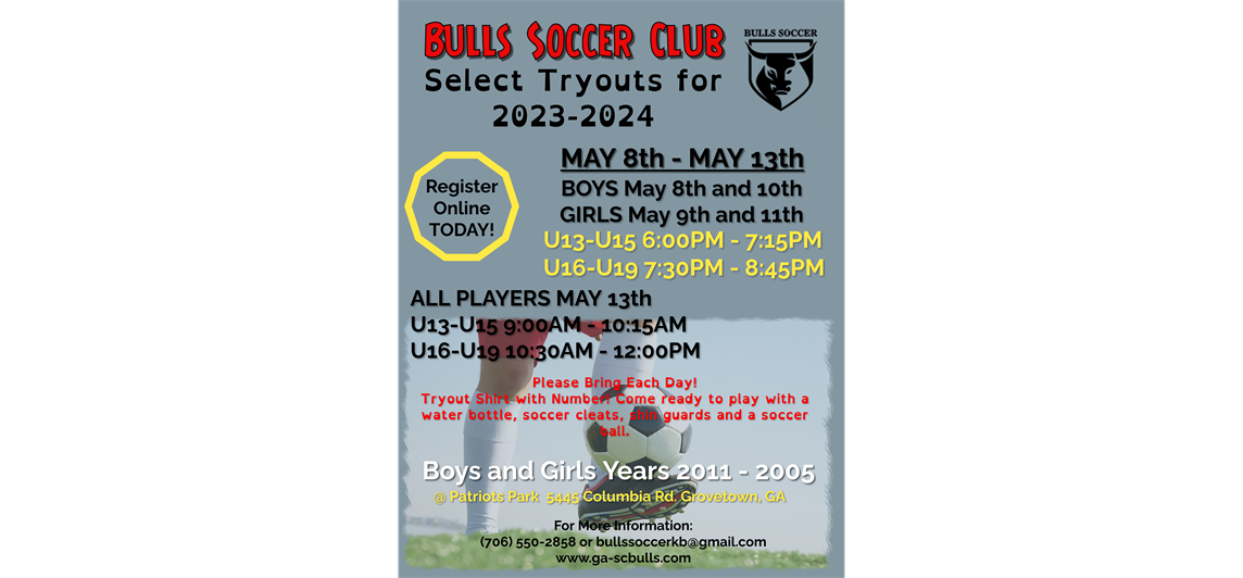 Select 2023-2024 Competitive Registration is OPEN!